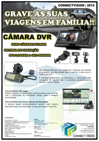 Câmara DVR para viatura
